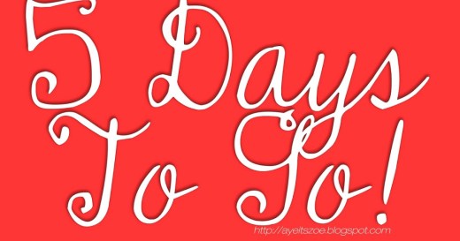 Image result for 5 Days to Go
