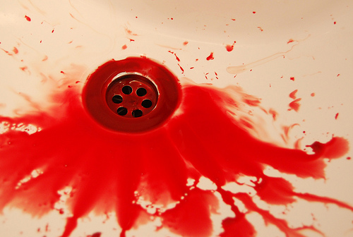 Image result for spitting blood picture